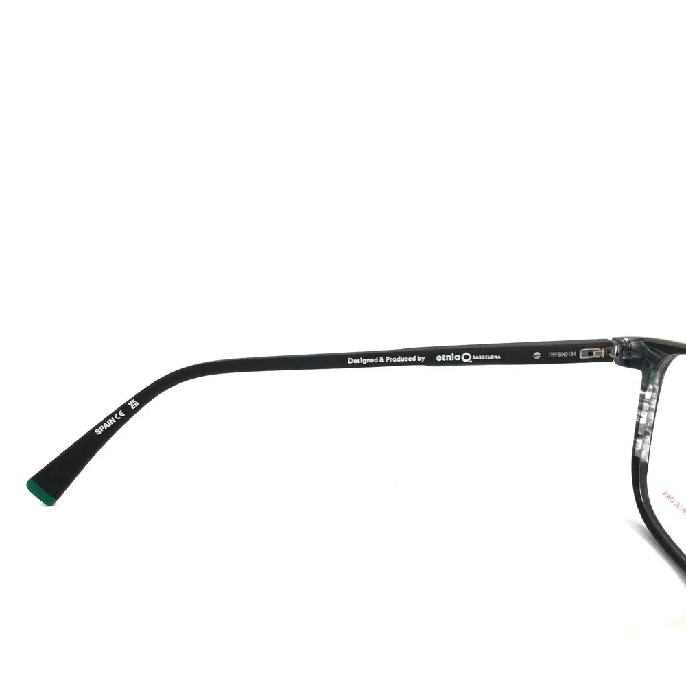 Etnia Barcelona Eyeglasses Frames DANIEL GRBK Gray Green Black Square 55-17-148